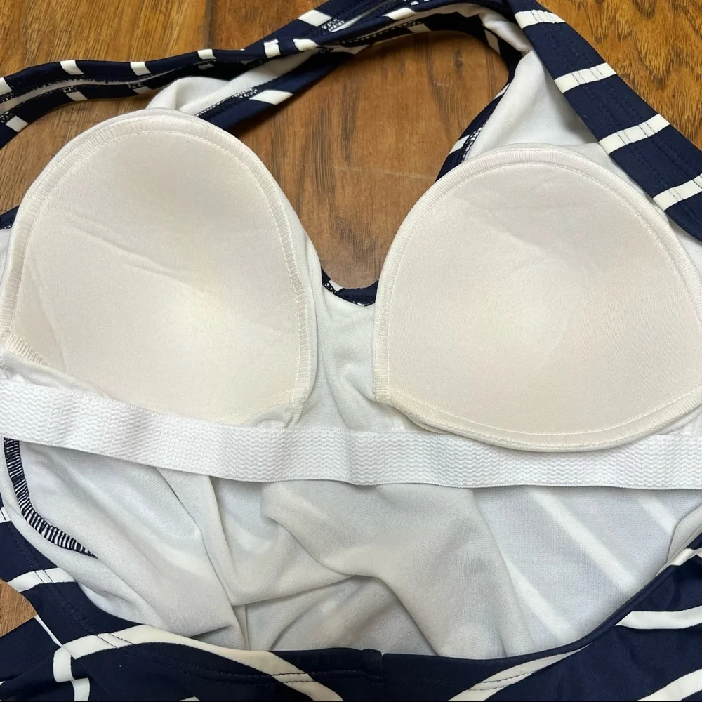 Kona Sol™‎ Oxford Blue Women's Large Coverage One Piece Swimsuit